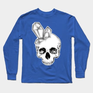 Stoned Crystal Skull Long Sleeve T-Shirt